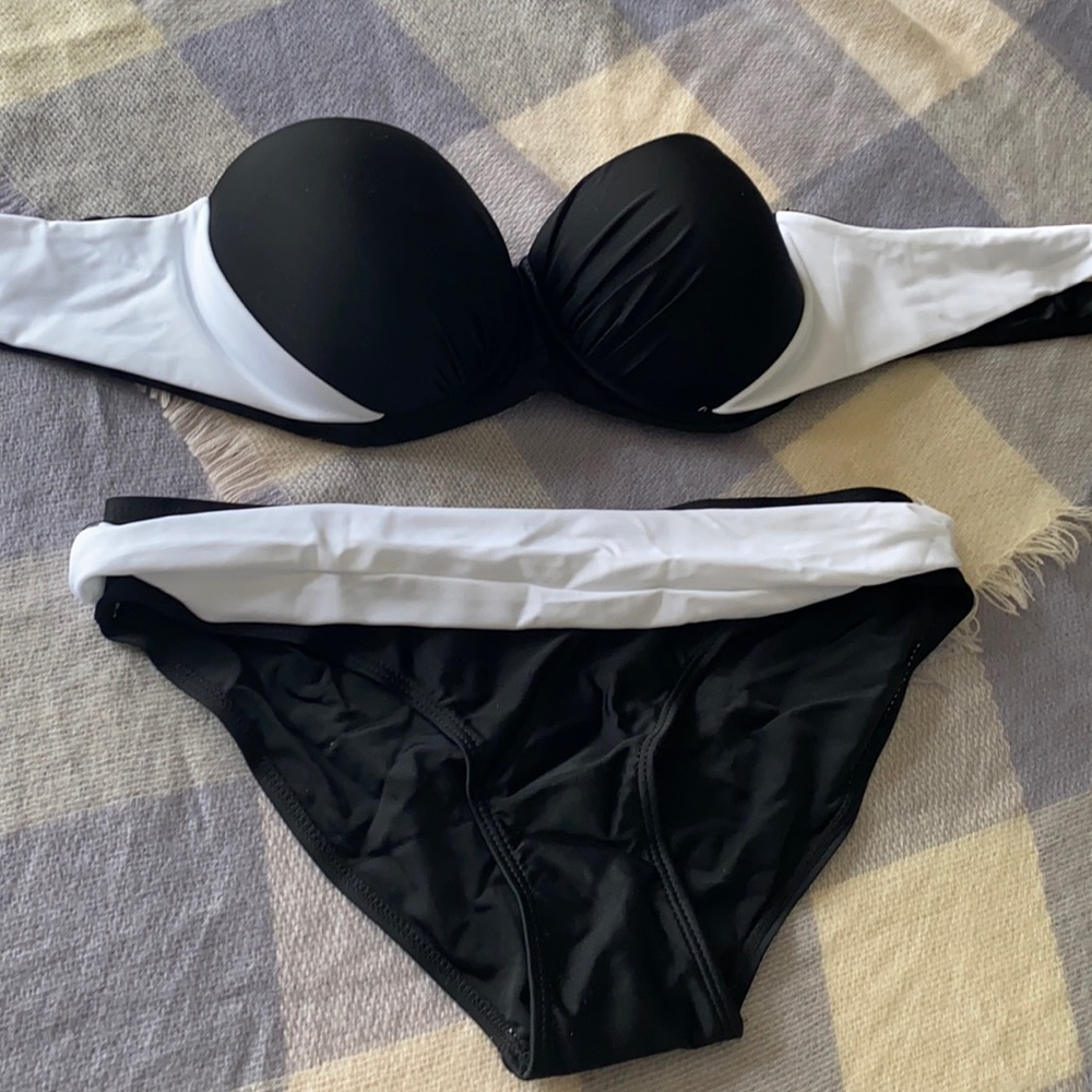 Strapless Push-Up Bikini Set